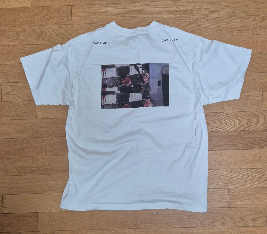 CAV EMPT 화이트 그래픽 반팔 티셔츠 XL 상품이미지2