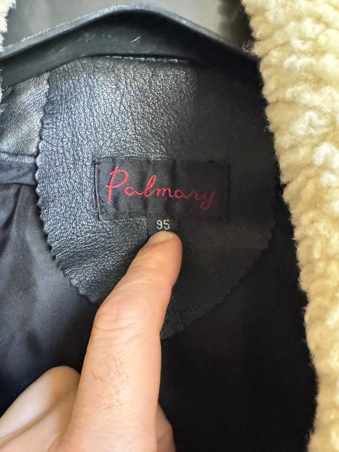 Palmary 무스탕 가죽 자켓 95 상품이미지3