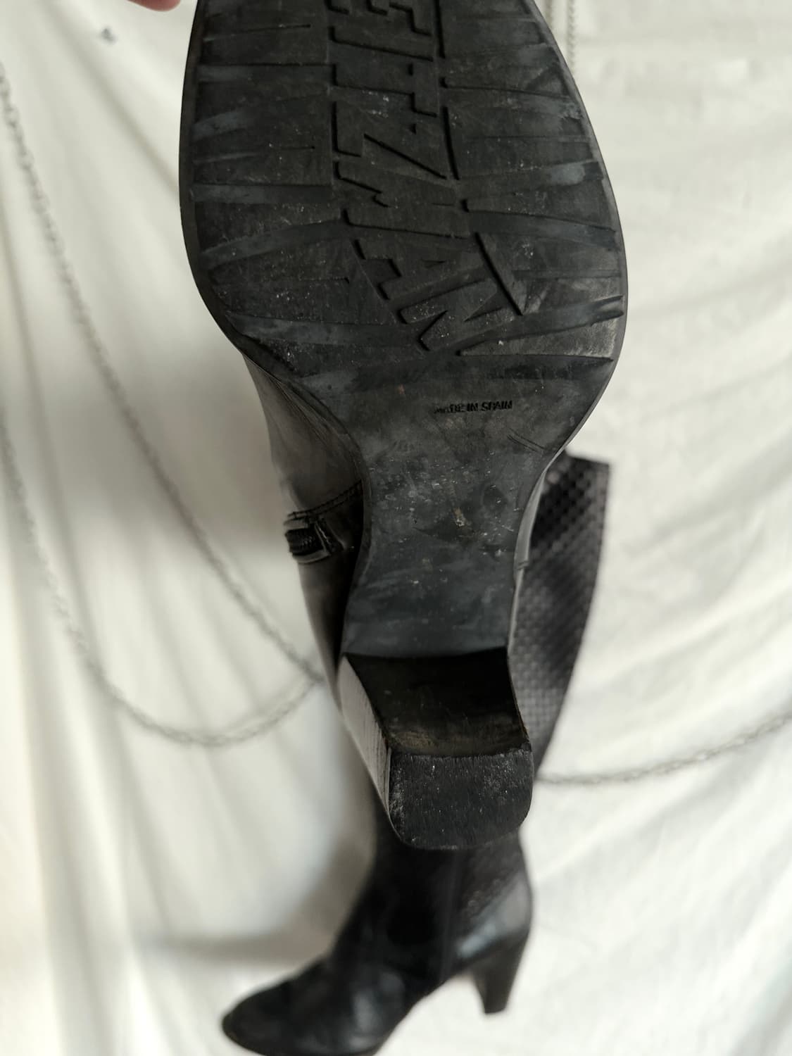 스튜어트와이츠먼 레더 롱 부츠 상품이미지3