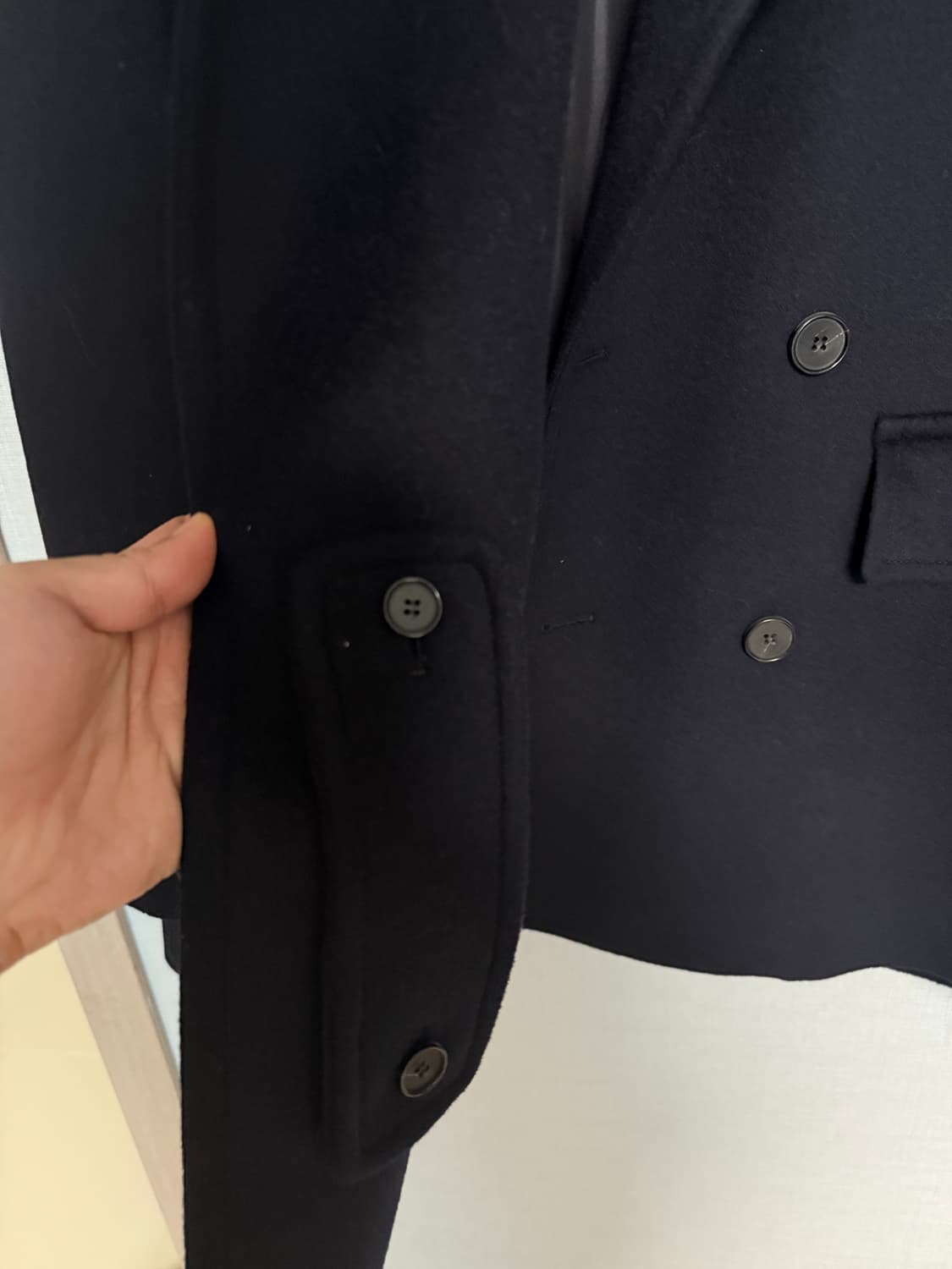 아트이프액츠 오버사이즈 피코트 네이비 L 상품이미지7