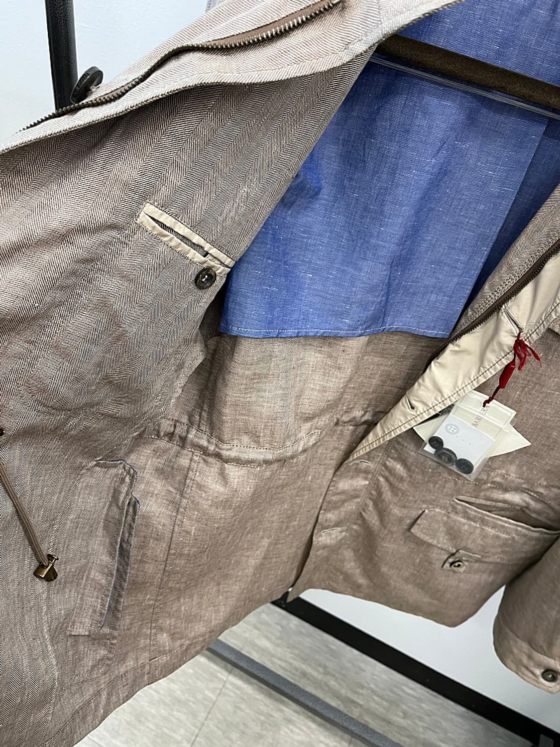 105) 루치아노바르베라 이태리 린넨 사파리 상품이미지9