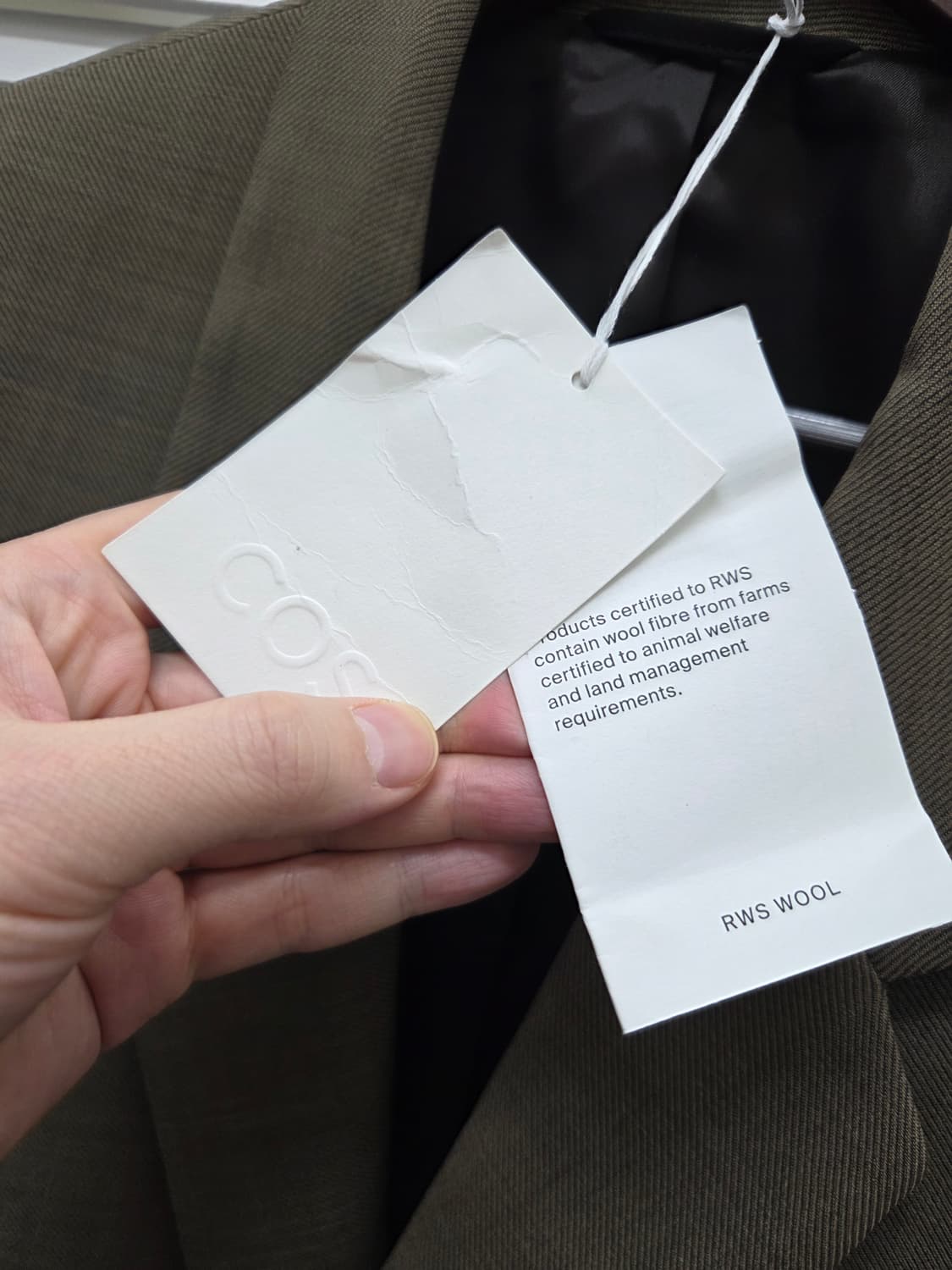 코스 릴랙스드핏 테일러링 울 블레이저 자켓 상품이미지2