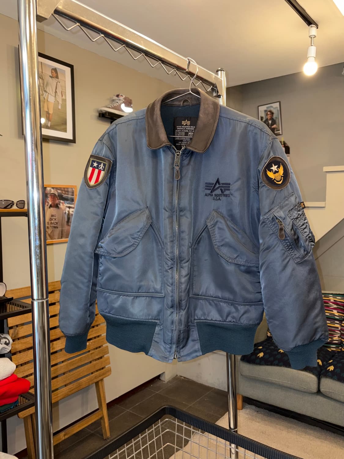 Alpha Industries CWU-45 patch USA flight 상품이미지4