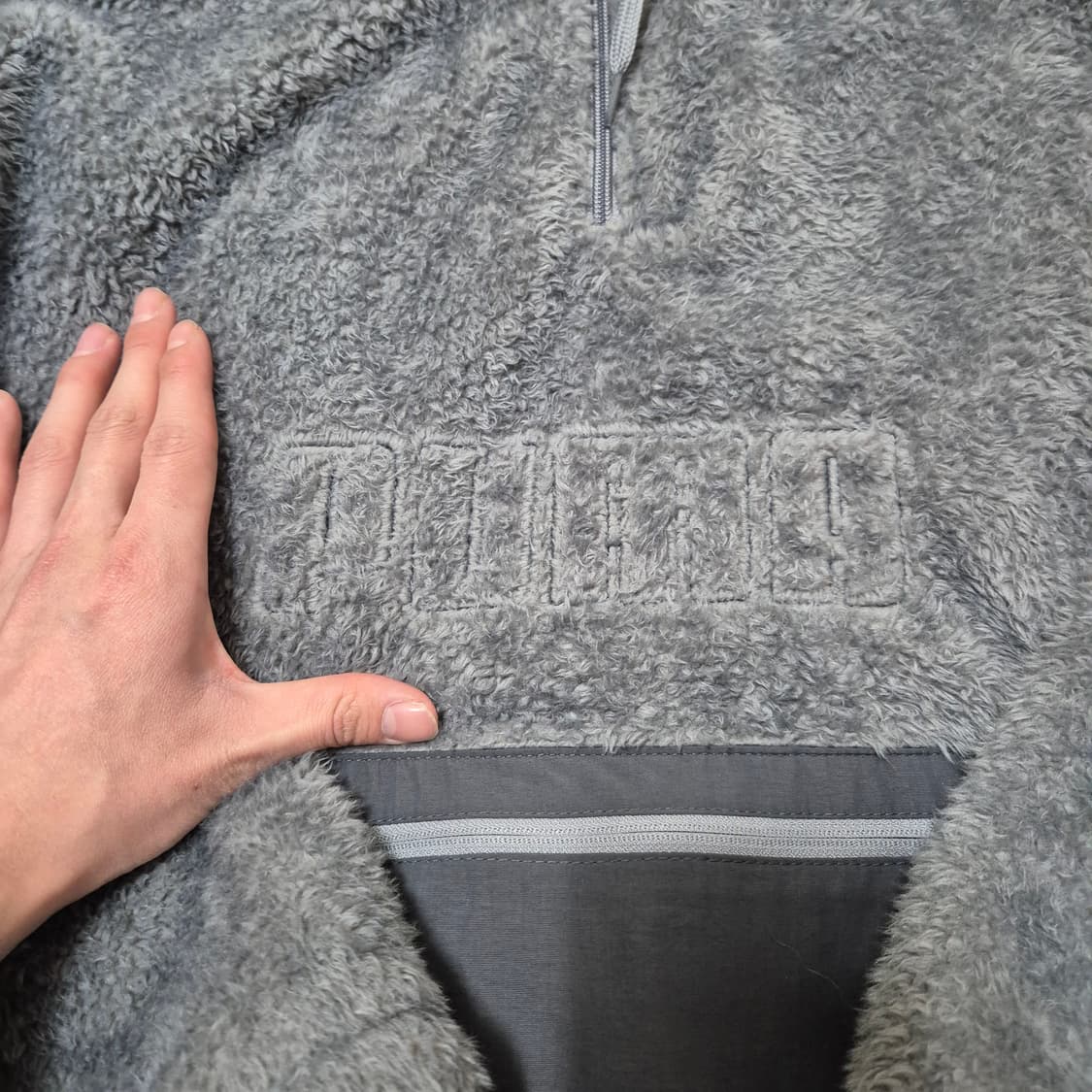 푸마 뽀글이 후드 후리스 플리스 반집업자켓 M(95) 상품이미지5