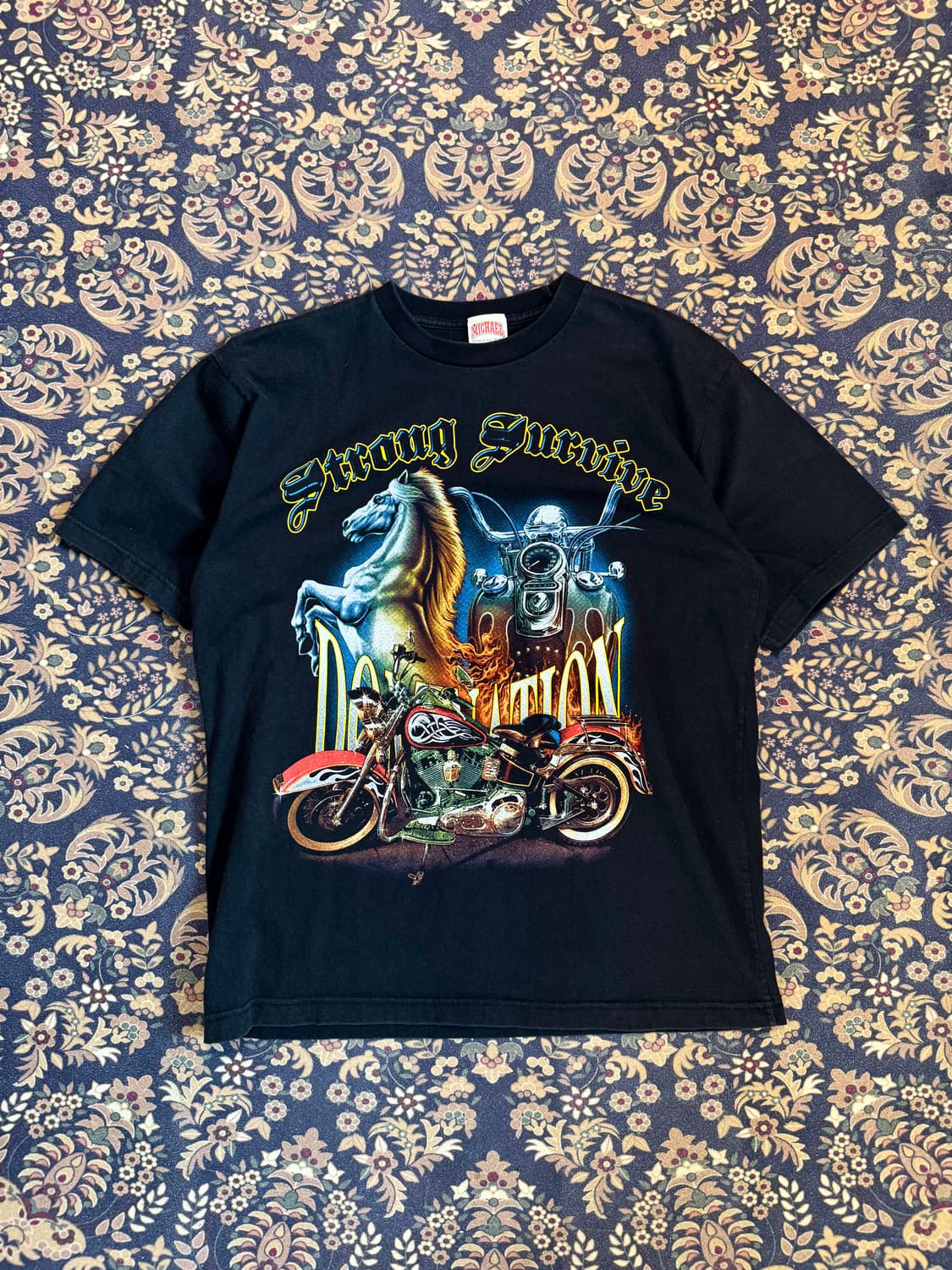 90-00s Michael 할리데이비슨 부틀렉 빈티지 티셔츠 상품이미지1