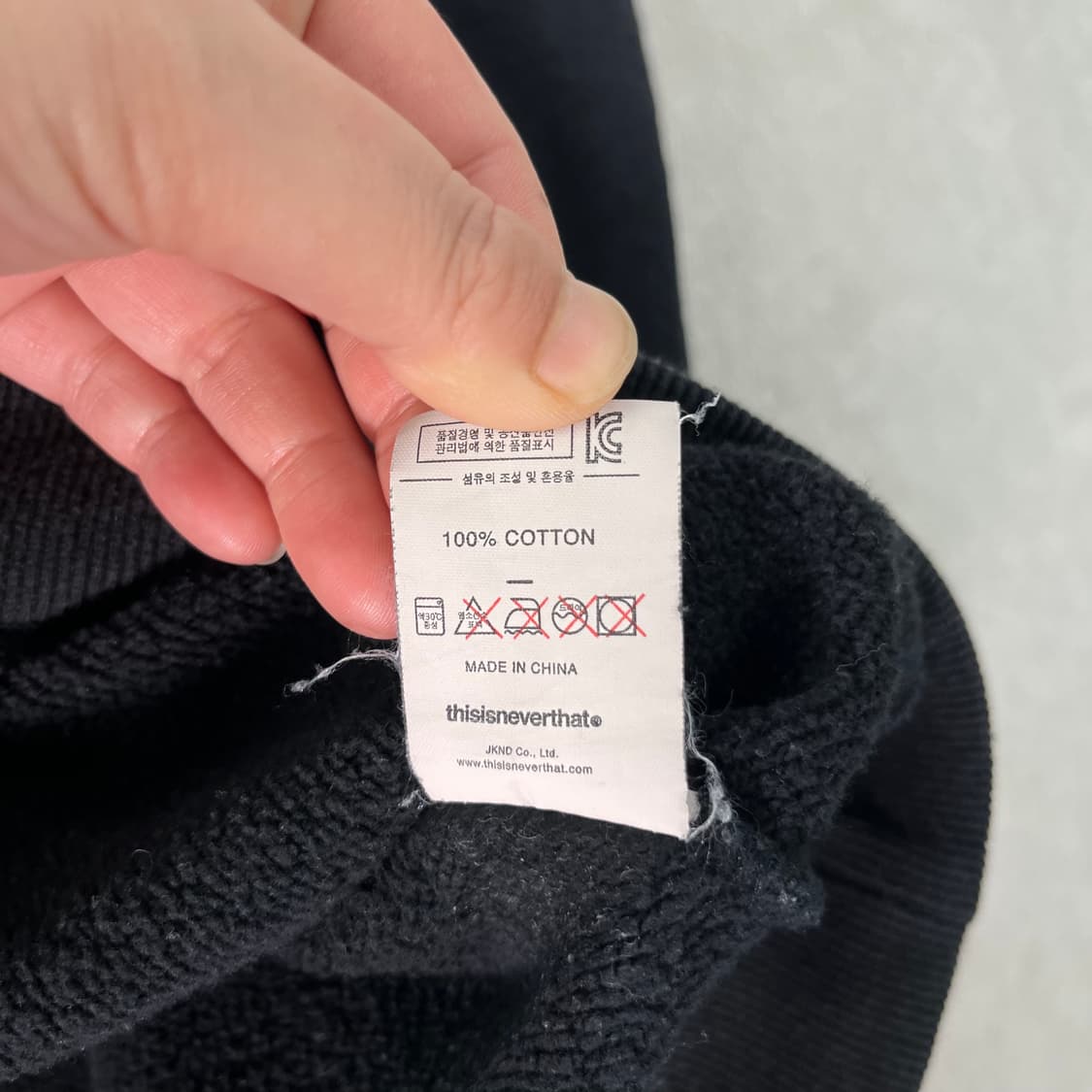 105 디스이즈네버뎃 스펠아웃 맨투맨 상품이미지4