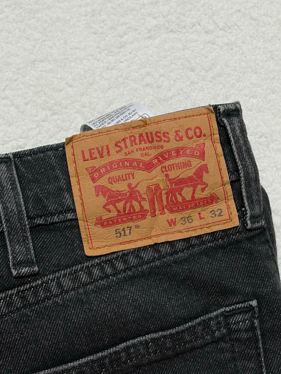 리바이스 517 흑청 (36) 상품이미지3