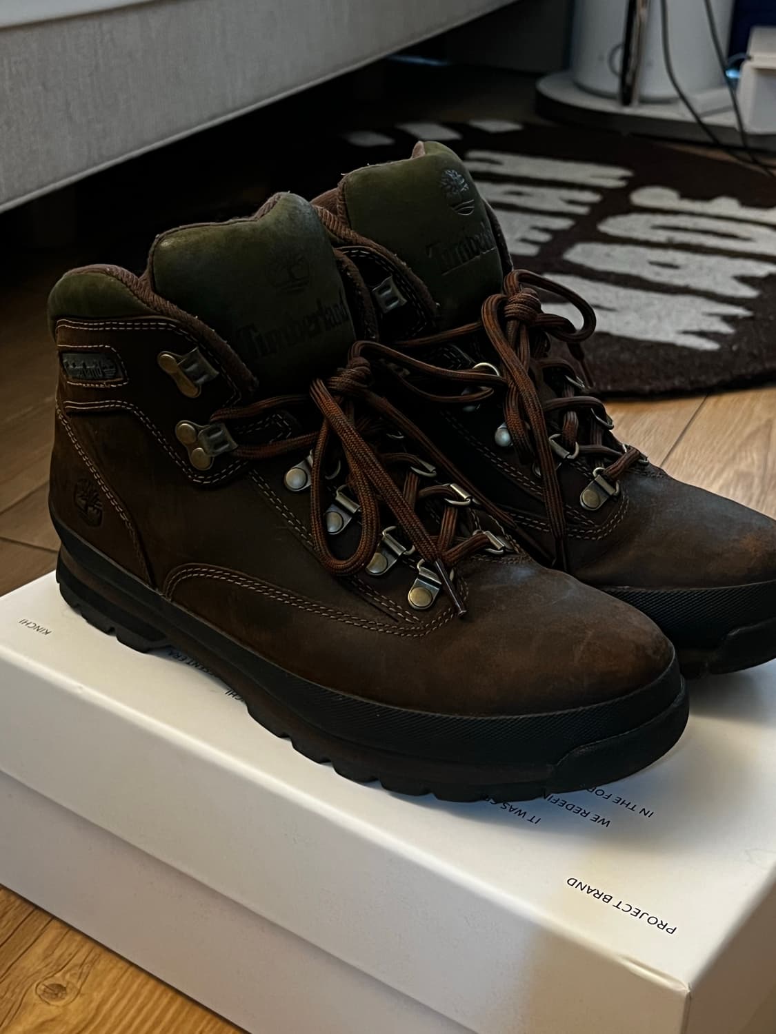팀버랜드 워터프루프 필드 부츠 브라운 / 270 상품이미지6