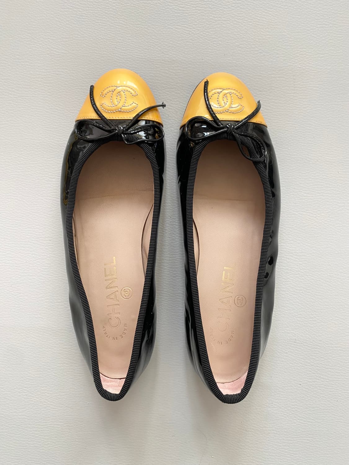 [샤넬] 정품 샤넬 페이던트 발레리나 플랫슈즈 (36사이즈) 상품이미지1