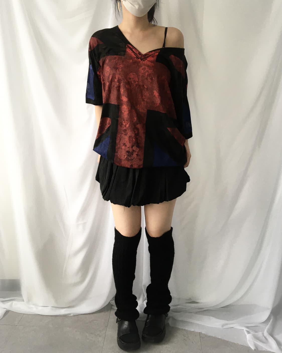 Glad news skull cross point t shirt 상품이미지7