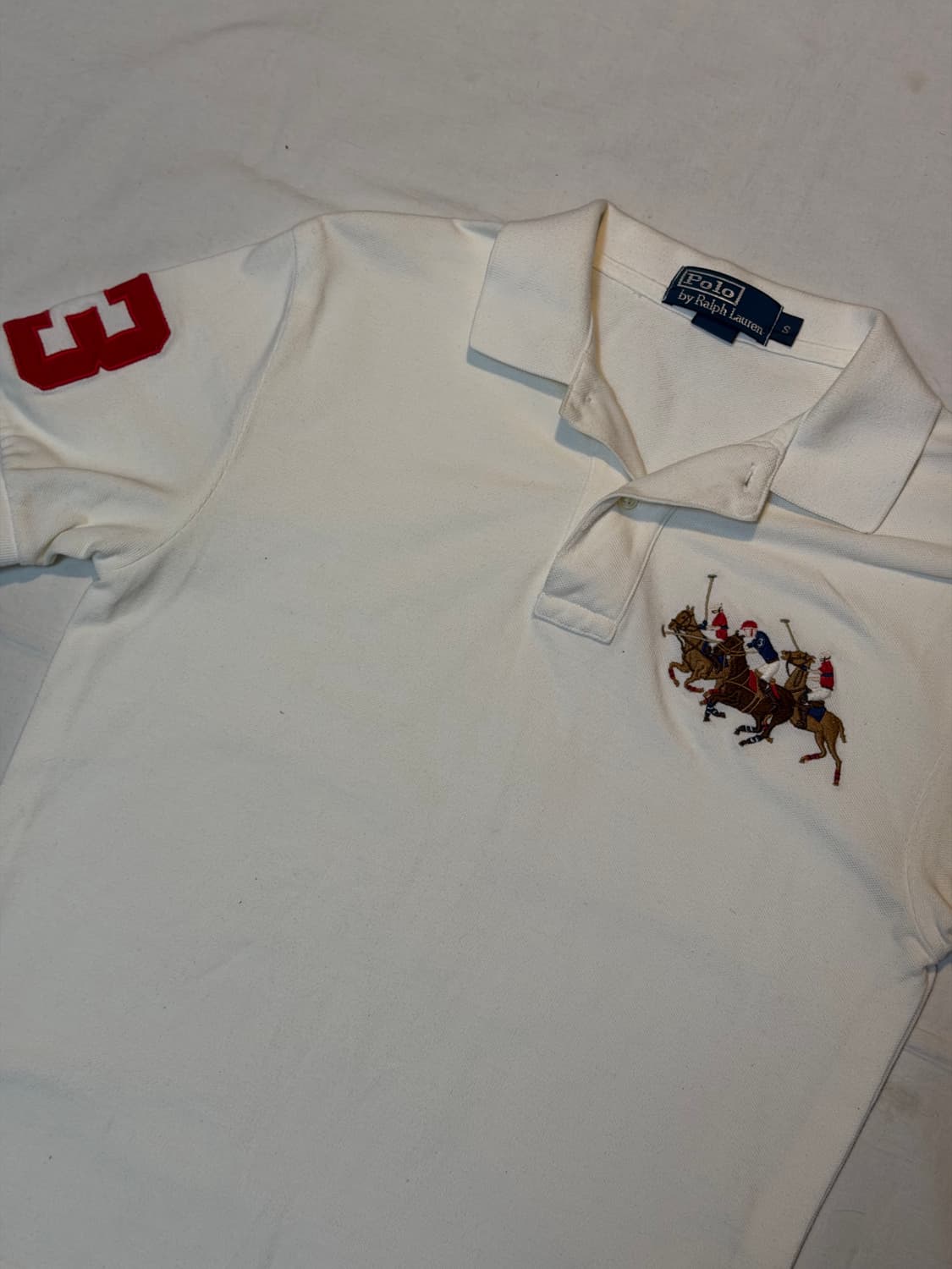 폴로 랄프로렌 빅포니 치프키프 카라티 화이트 상품이미지2