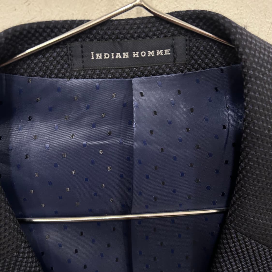 인디안옴므 와플 코튼 오버핏 투버튼 블레이져 상품이미지3