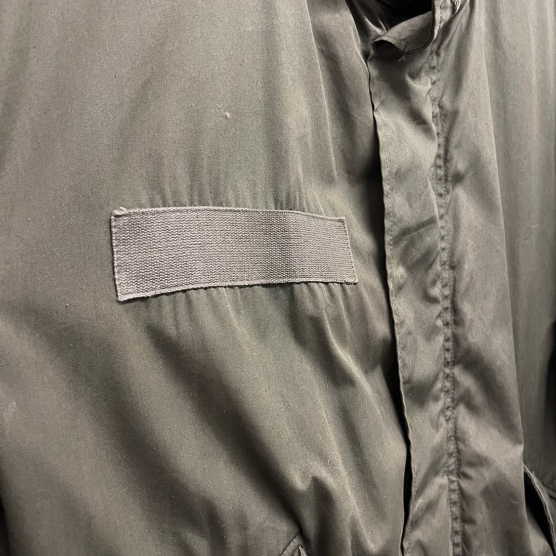 80s 오리지널 미군 M-65 피쉬테일 개파카 야상 외피 N000 상품이미지5