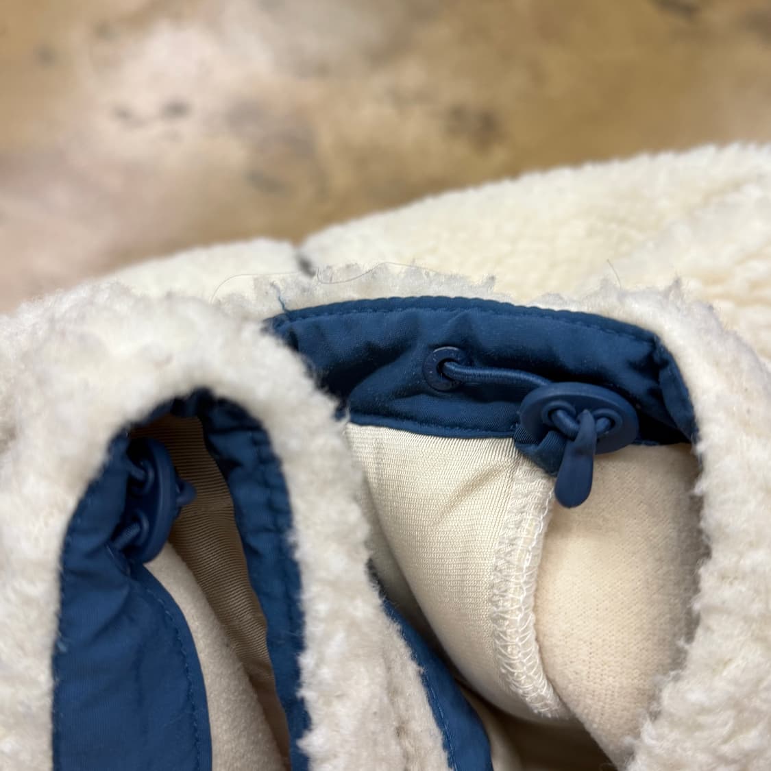 [정품/S] 노스페이스 아이보리 뽀글이 플리스 자켓 b18 상품이미지8