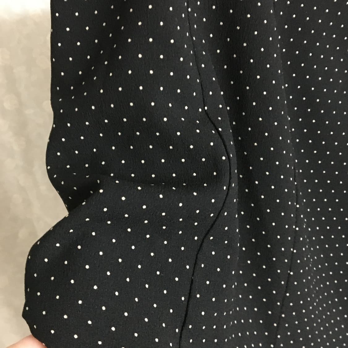 빈티지 블랙 도트 스커트 상품이미지4