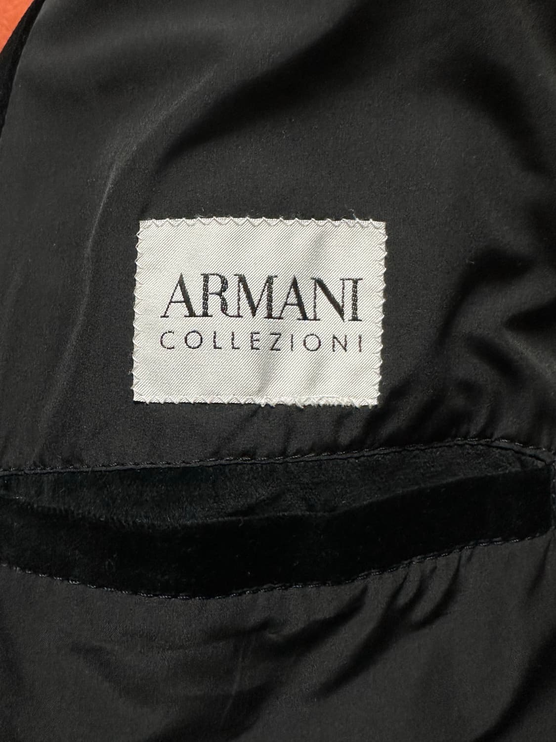 아르마니 벨벳 스텐드 카라 자켓 상품이미지3
