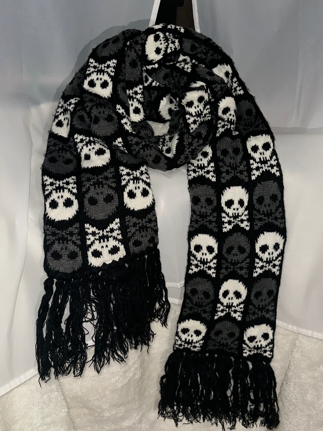 펑크 해골 머플러 ghost funk 상품이미지2