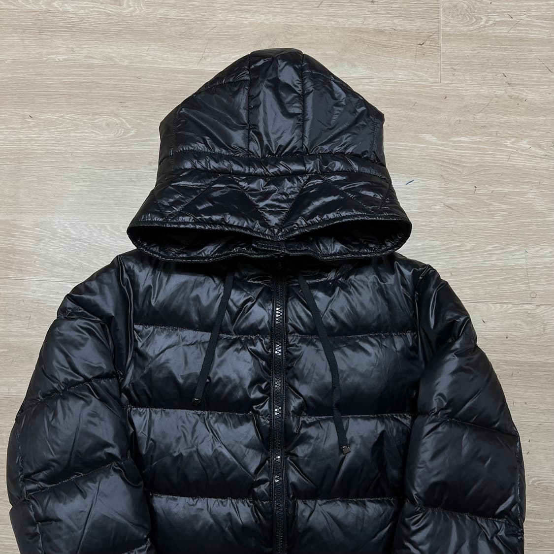 몽클레어 여성 프리미엄 덕다운 후드 수엔 롱패딩 점퍼 [블랙] 3사이즈 상품이미지2