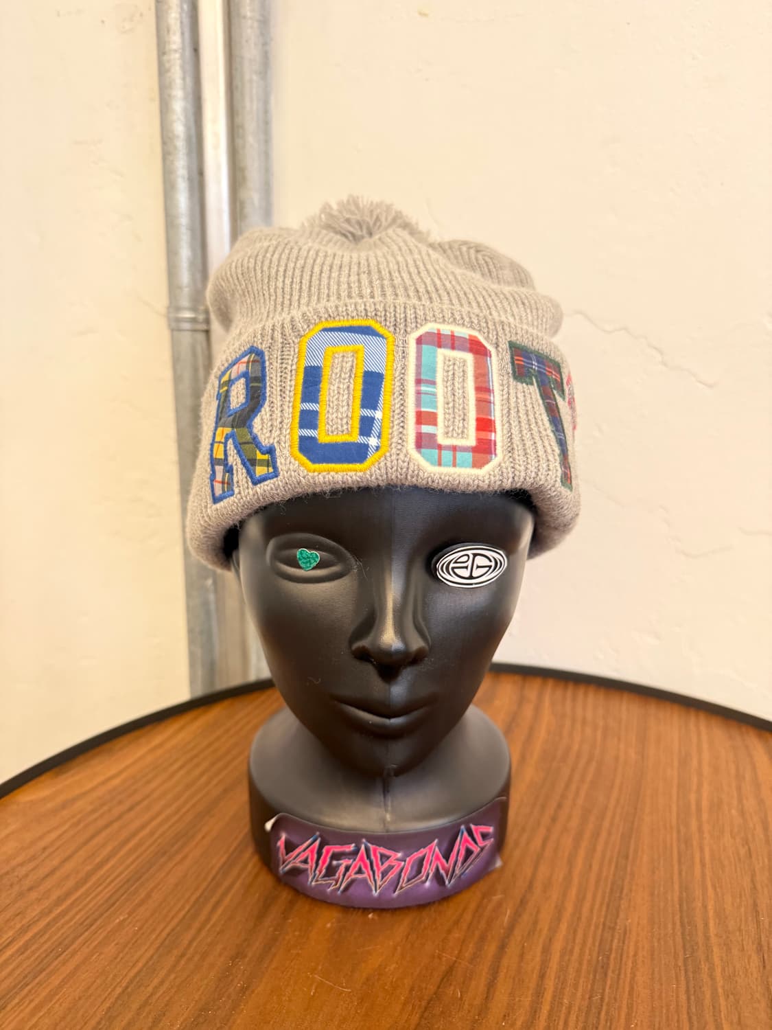 루츠 체크 로고 방울비니 상품이미지5