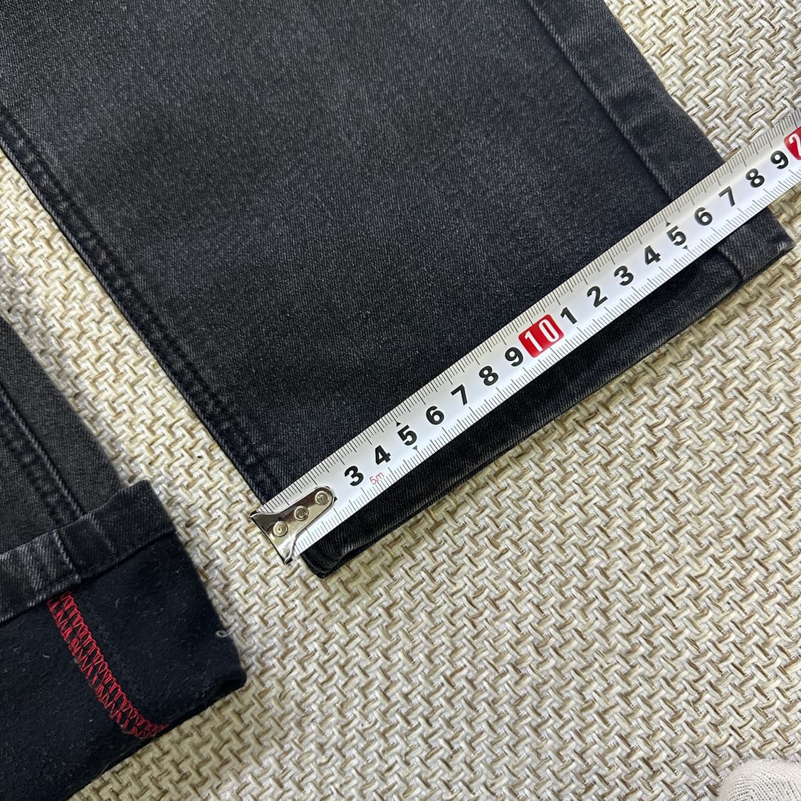 32 후부 일자 청바지 데님 0414D 상품이미지6