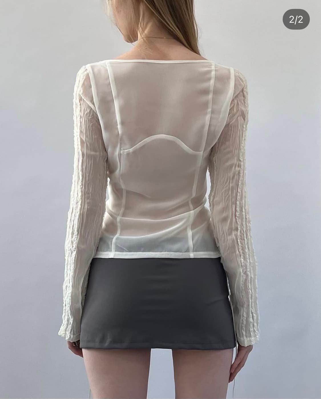 본네 쉬폰 블라우스 상품이미지2