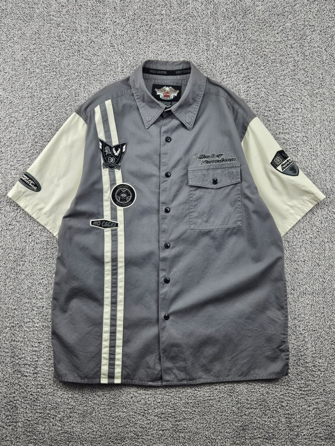 할리데이비슨 반팔 셔츠 ( M ) / 11936 상품이미지1