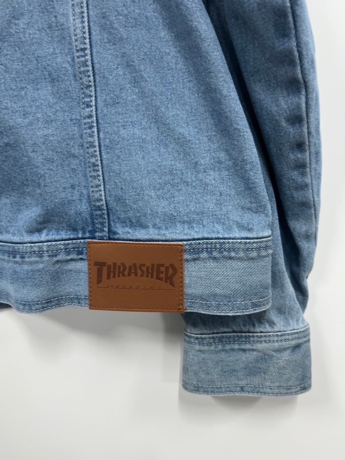 트레셔 플레임 트러커 데님 청자켓 상품이미지7