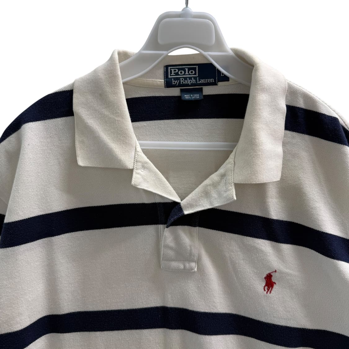 [L] 폴로 스트라이프 카라 반팔티 상품이미지5