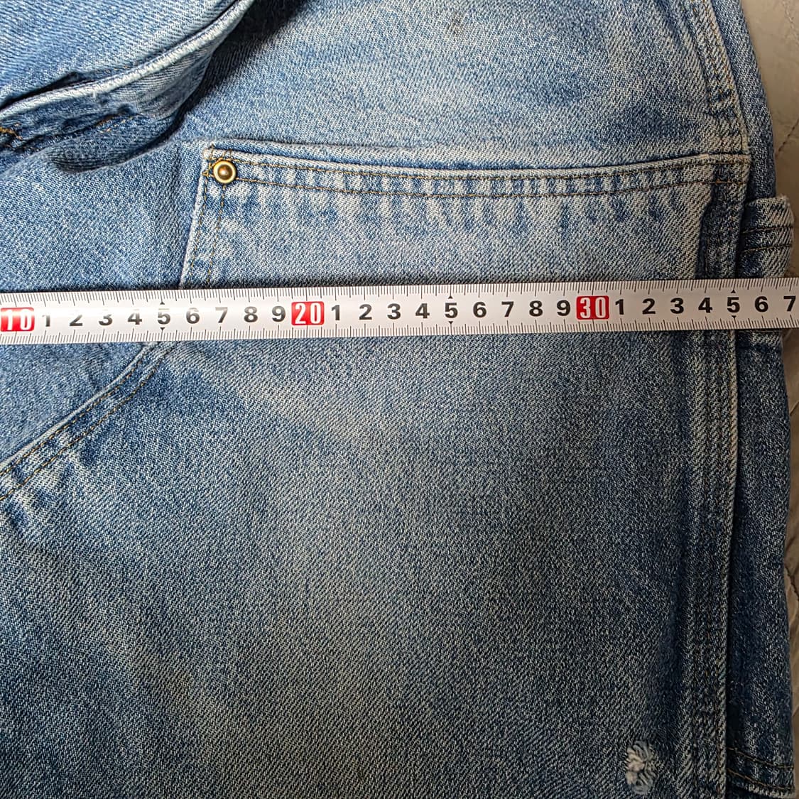 [38X32] 00s 칼하트 더블니 B73 DST 데님팬츠 굿컨디B-11 상품이미지10