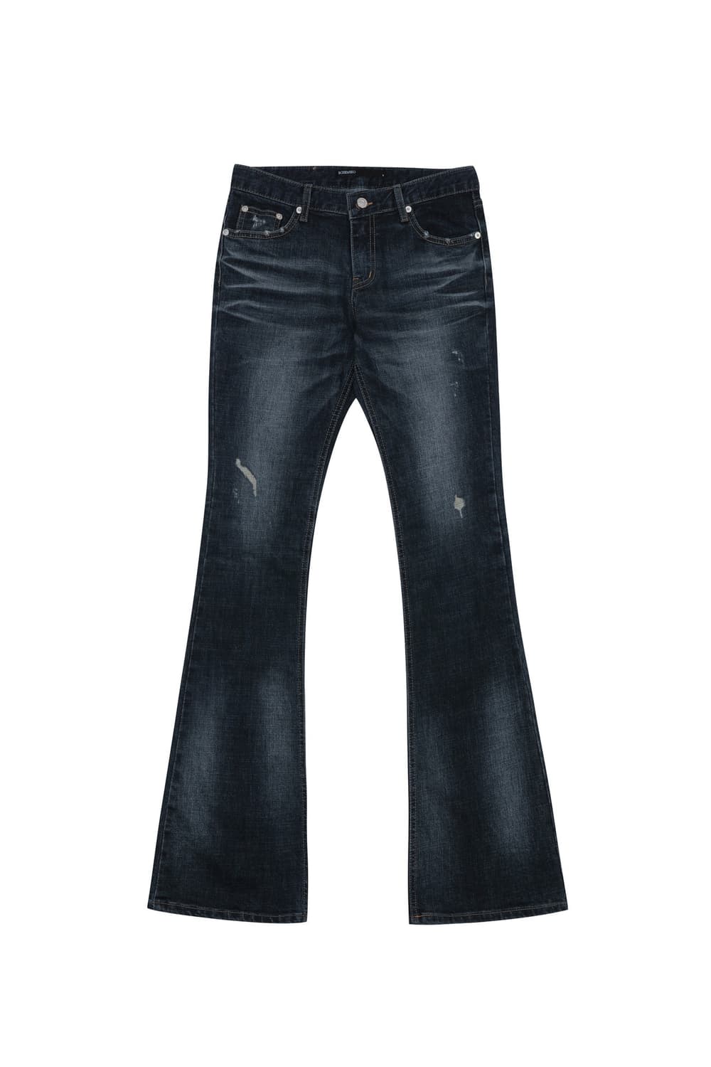 DEEP BLUE WASHING BOOTS CUT DENIM PANTS 상품이미지1