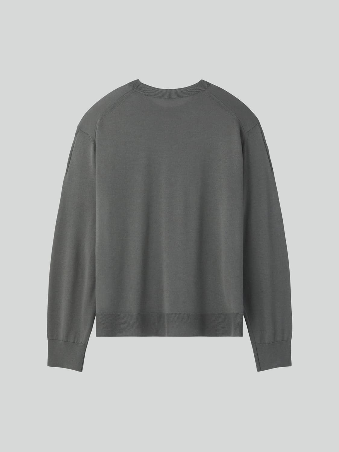 렉토 26SS 실크 캐시미어 니트 탑 미드나잇 그레이 상품이미지5