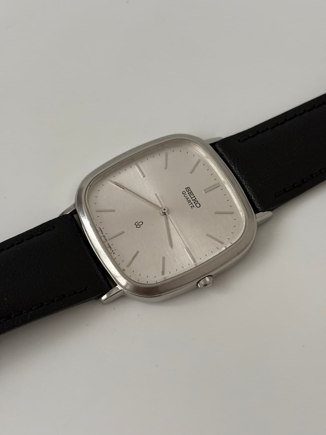 1980s Bokashi Dial Silver Square Quartz 상품이미지4