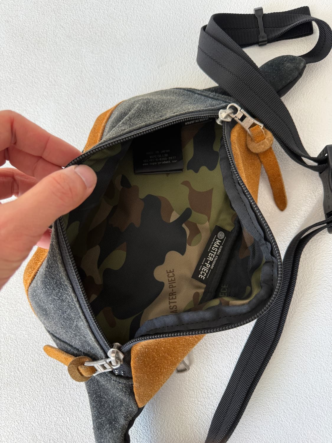 마스터피스(MASTER PIECE) 스웨이드 힙색(JAPAN) 상품이미지8