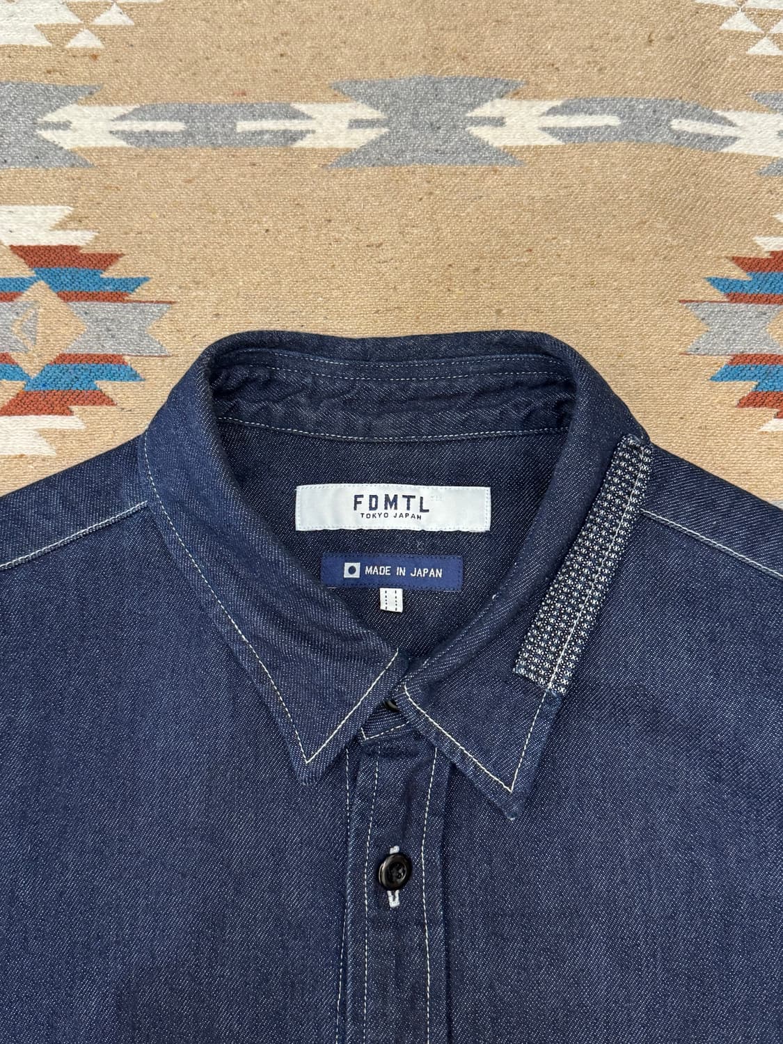 [5][XL] FDMTL 펀드멘탈 패치워크 데님 셔츠  상품이미지2