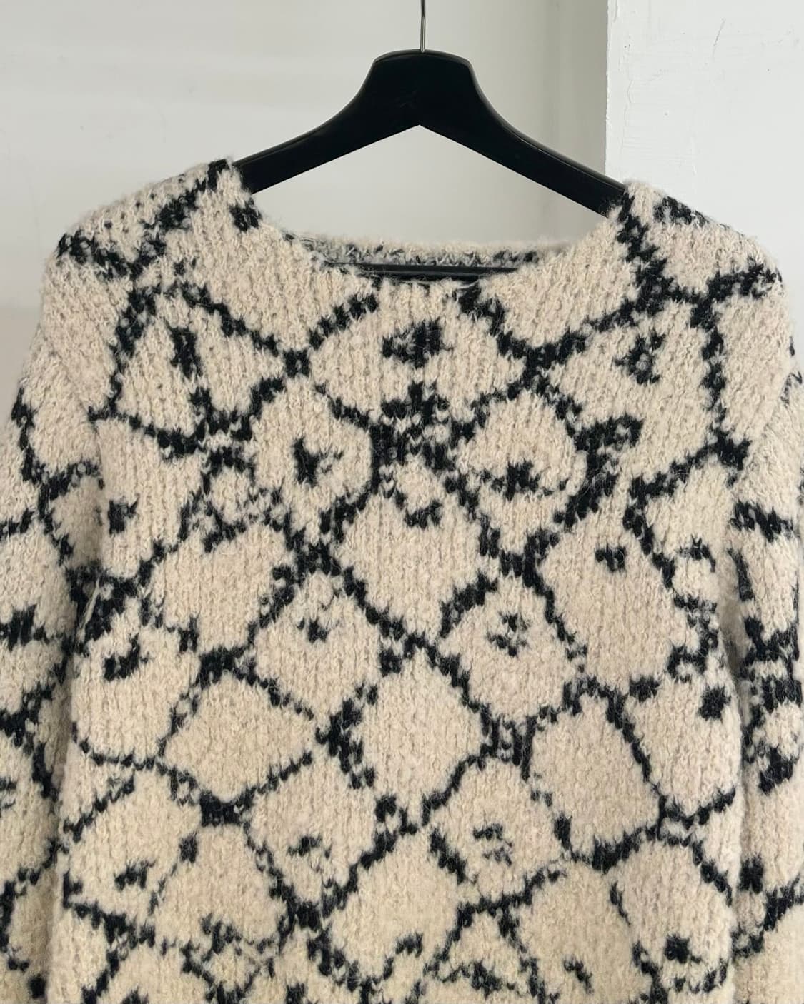 포츠 1961 베이지 하이넥 니트 풀오버 상품이미지2