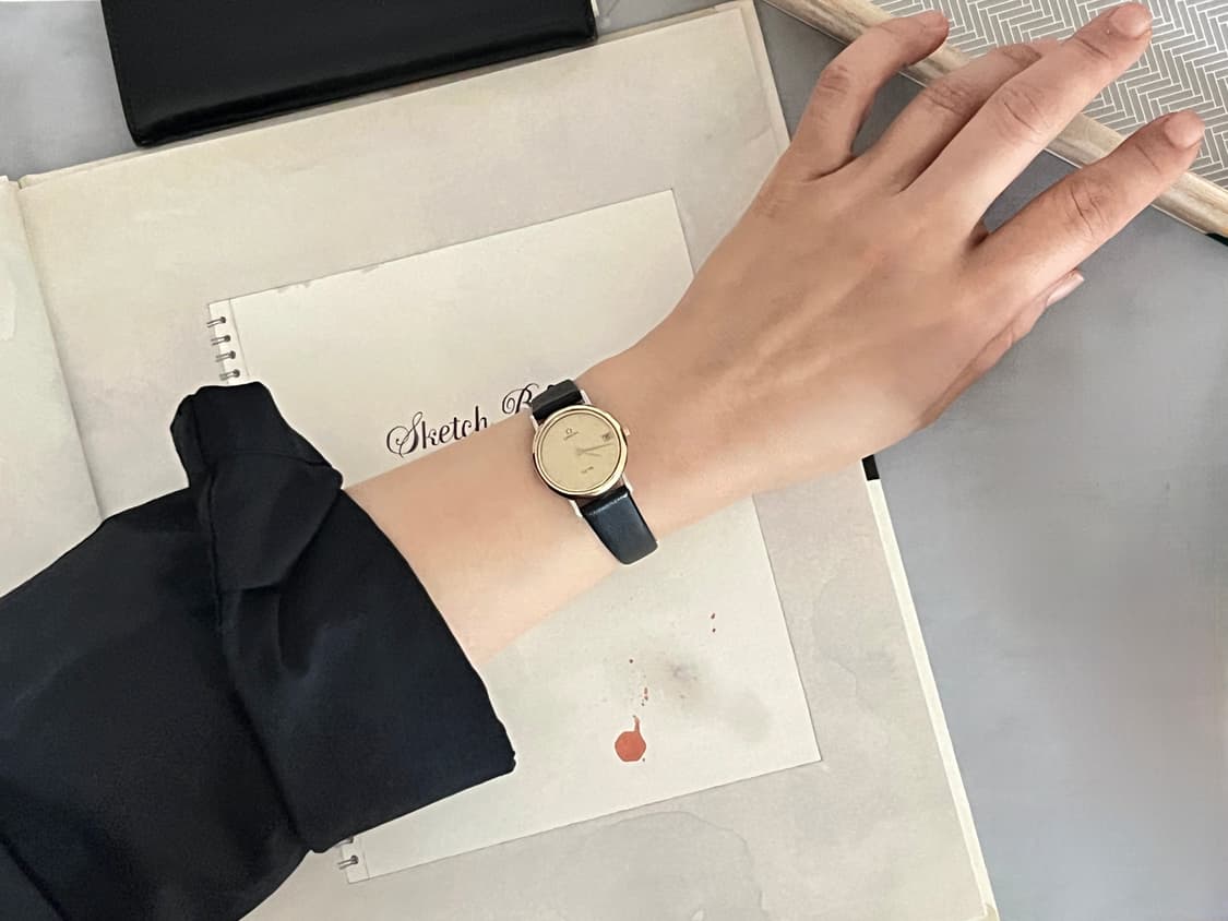 오메가 드빌  라운드 콤비 여성 시계 / 정품감정. 오버홀  상품이미지10