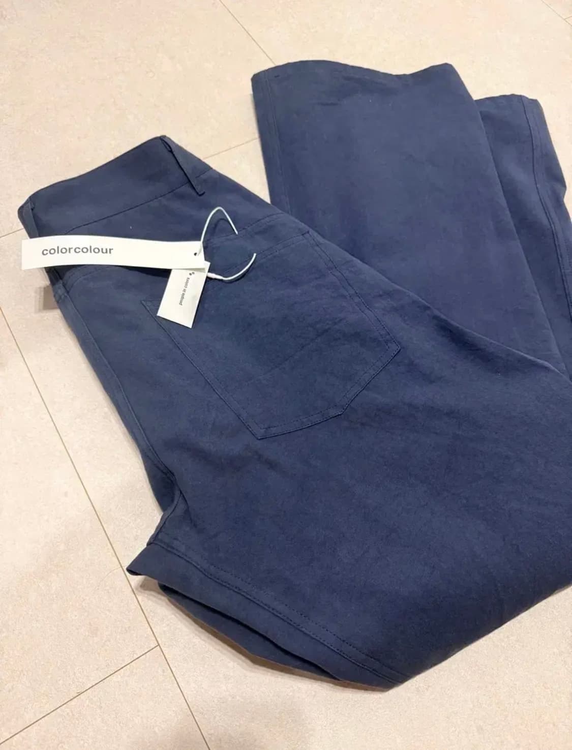 Colorcoulor 실로폰 팬츠 네이비 2 상품이미지2