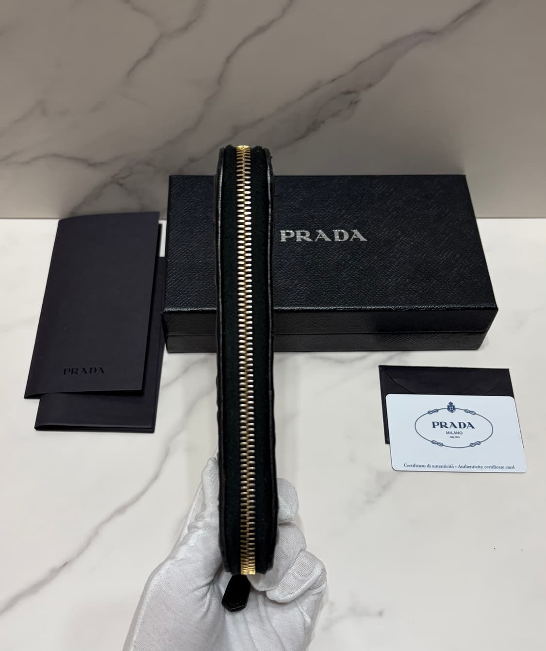 [정품] 프라다 고프레 장지갑 상품이미지4