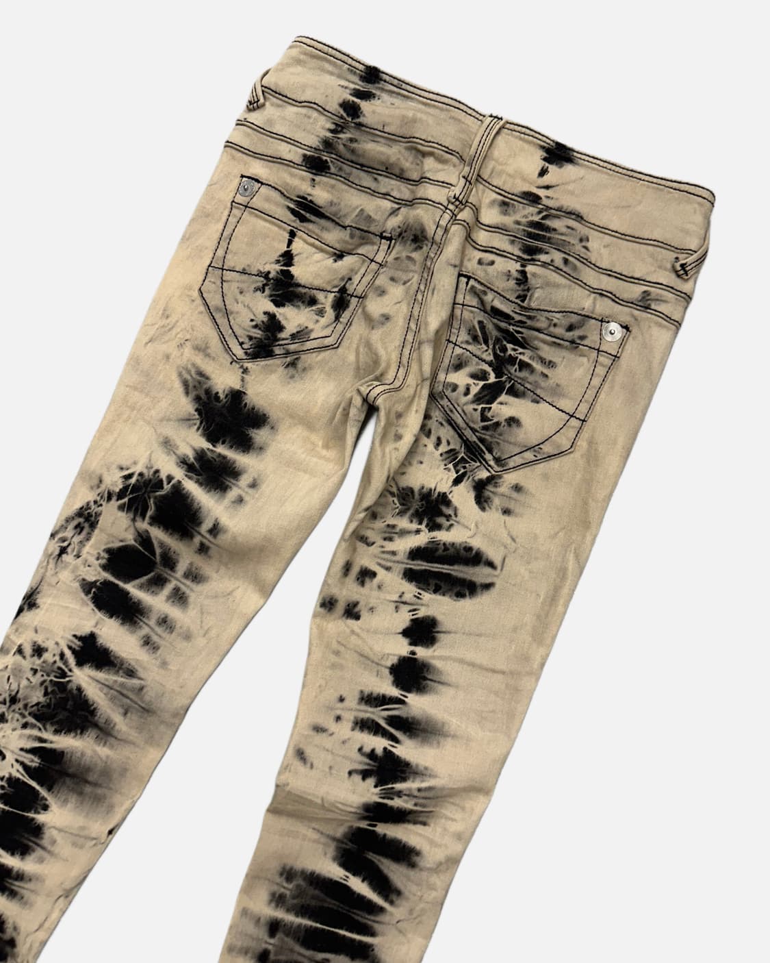 grunge dyed low-rise slim jean 상품이미지5