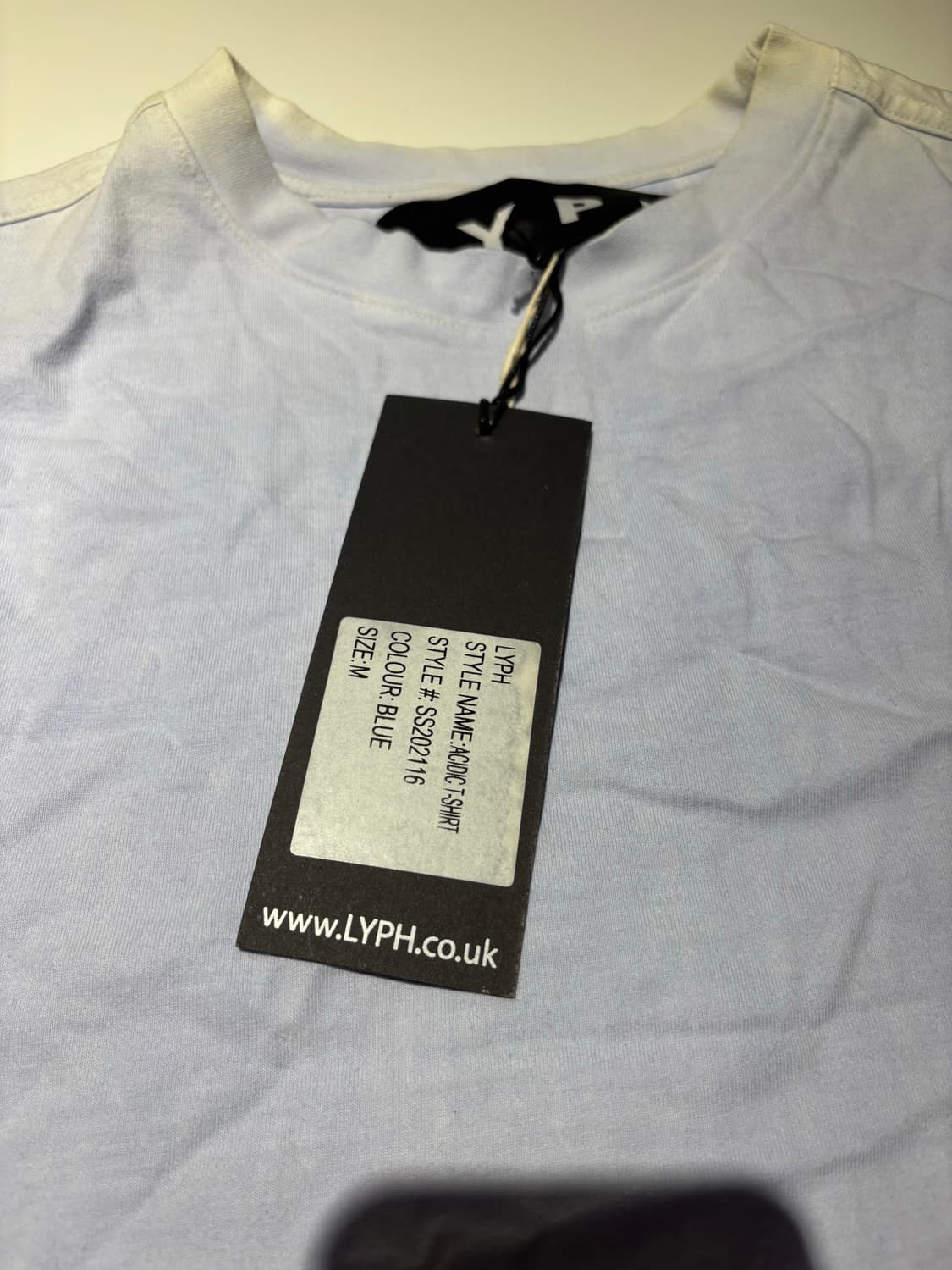 (미착용/떨이) LYPH 로봇 프린팅 티셔츠 블루 M 상품이미지2