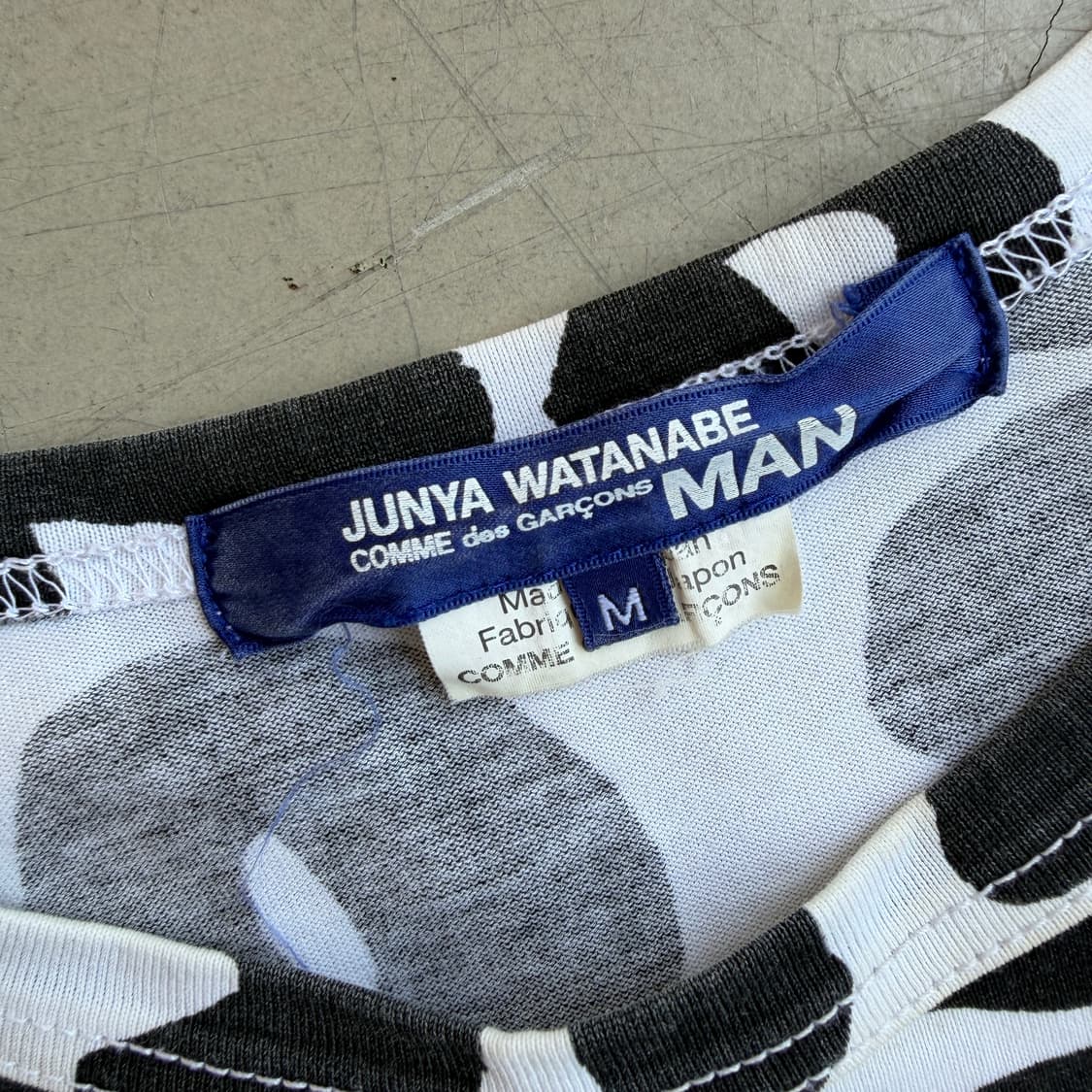 준야 와타나베 텍스트 프린트 하프티 상품이미지6