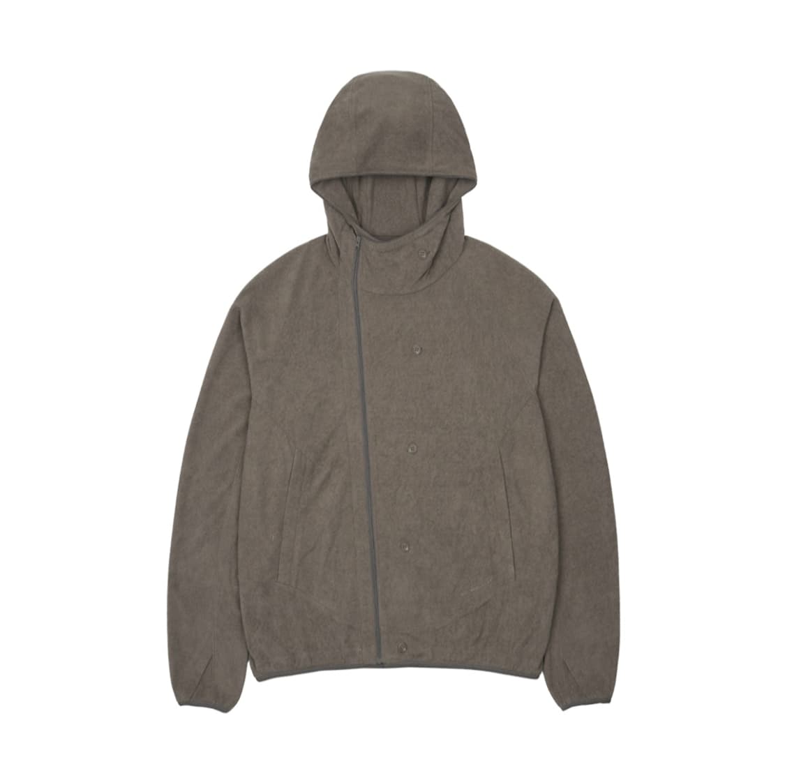 산산기어 버튼 플리스 자켓 브라운 상품이미지1