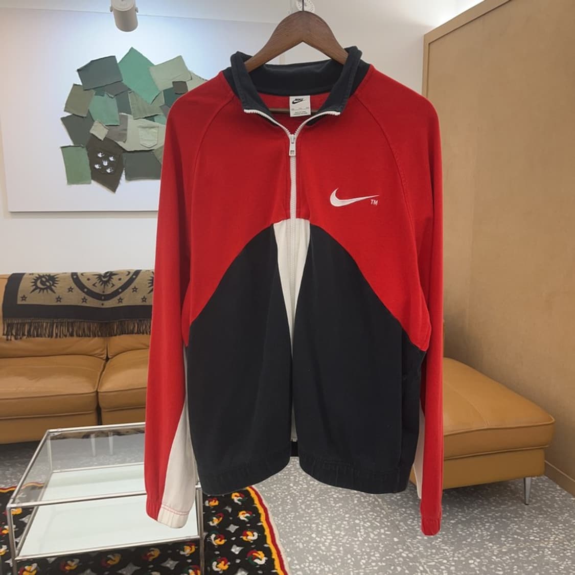 나이키 90's 레트로 배색 트랙탑 져지 집업 XXL C07135 상품이미지3