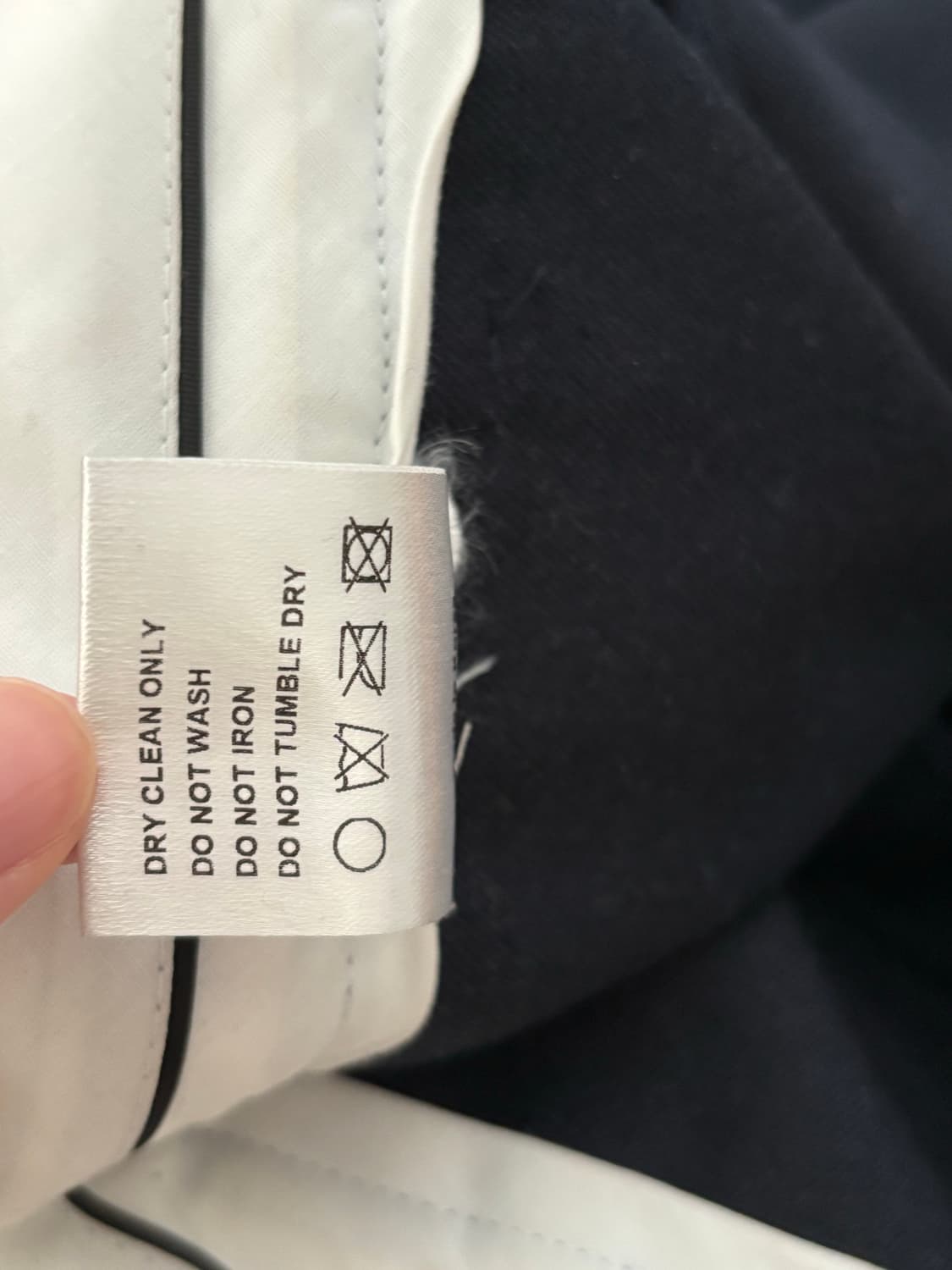 시엔느 sienne 핀턱 슬랙스 네이비 S 상품이미지4