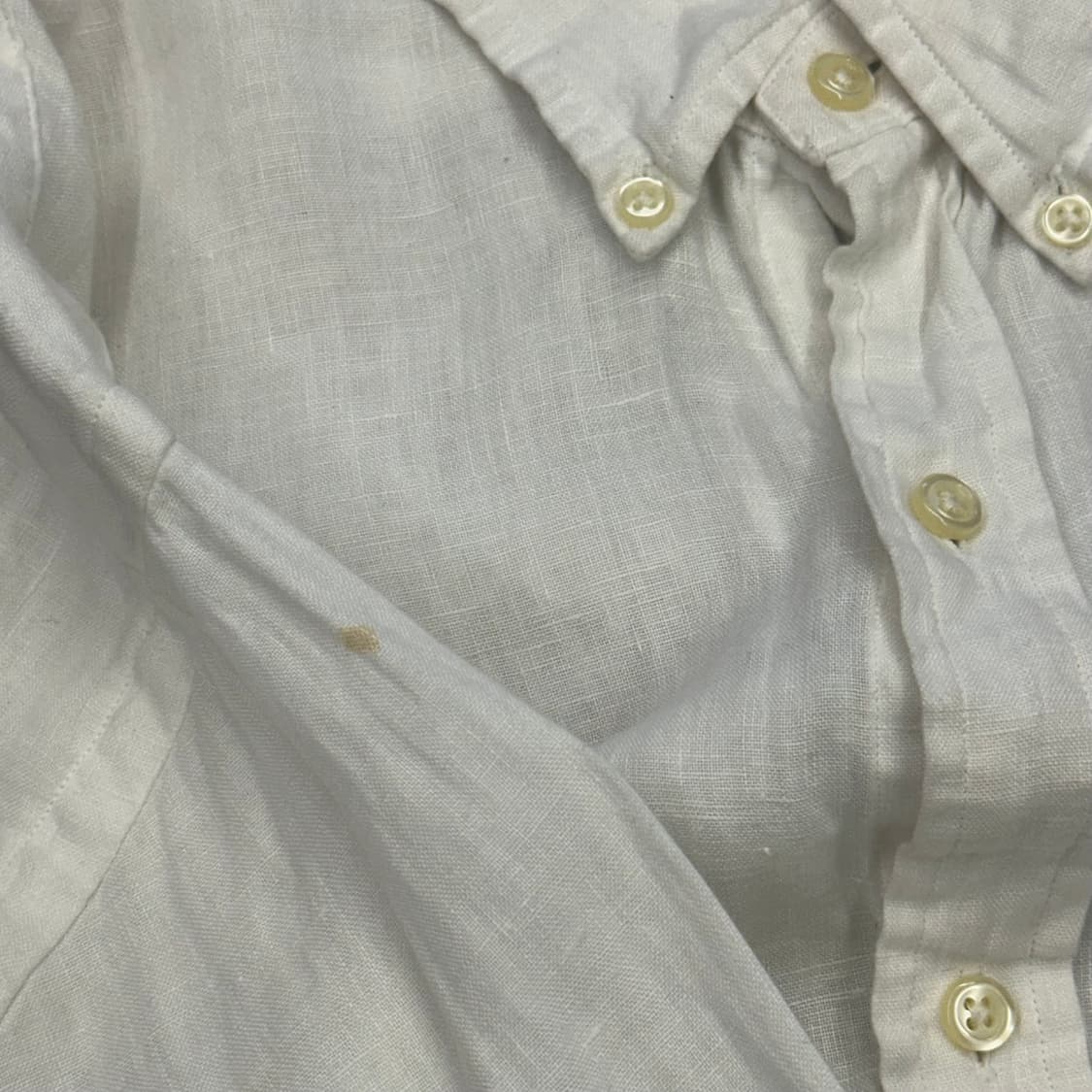 XL 폴로랄프로렌 클래식핏 화이트 린넨 셔츠 상품이미지6