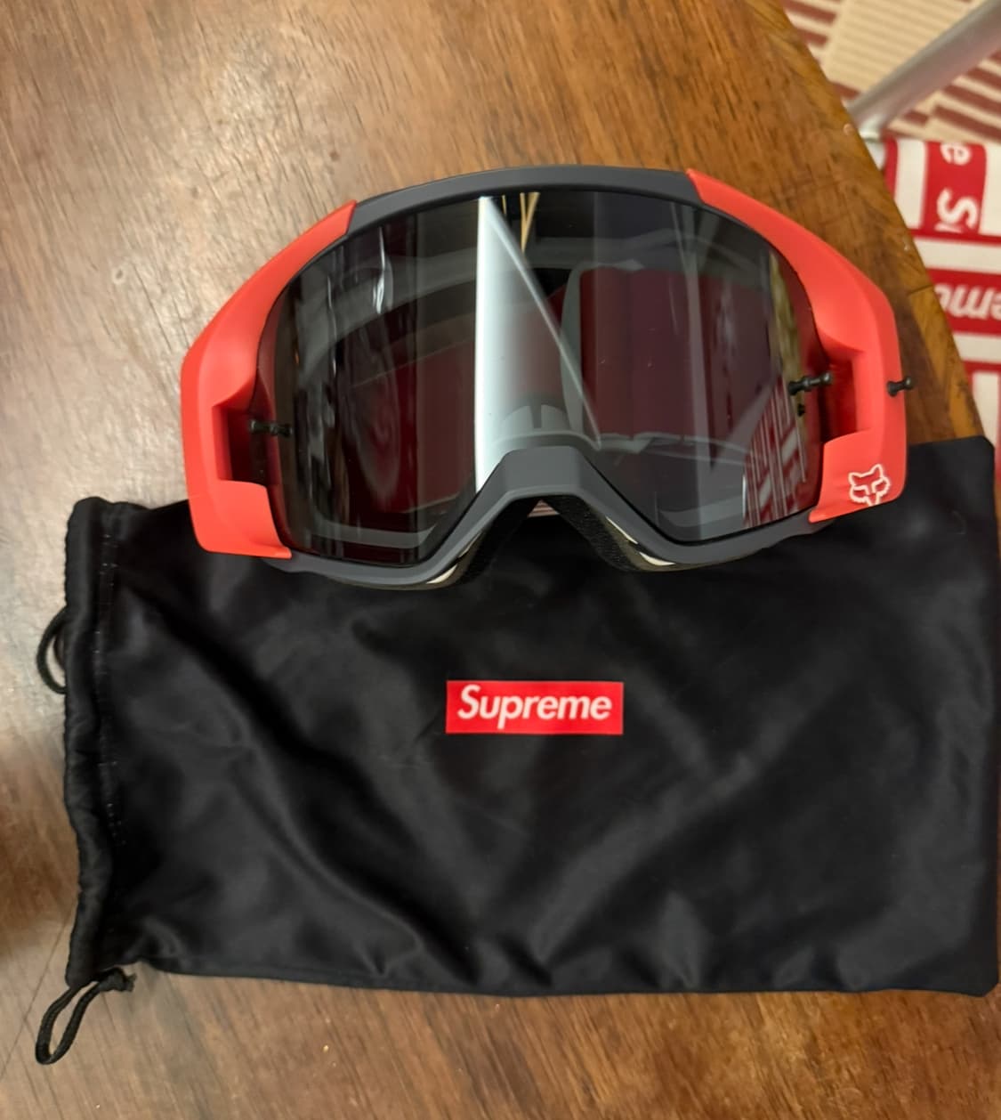 슈프림 폭스레이싱 고글 1세대 supreme foxracing 상품이미지1