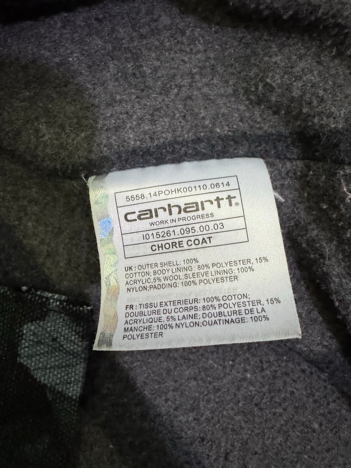 칼하트 꽃무늬 워크자켓 M 상품이미지4