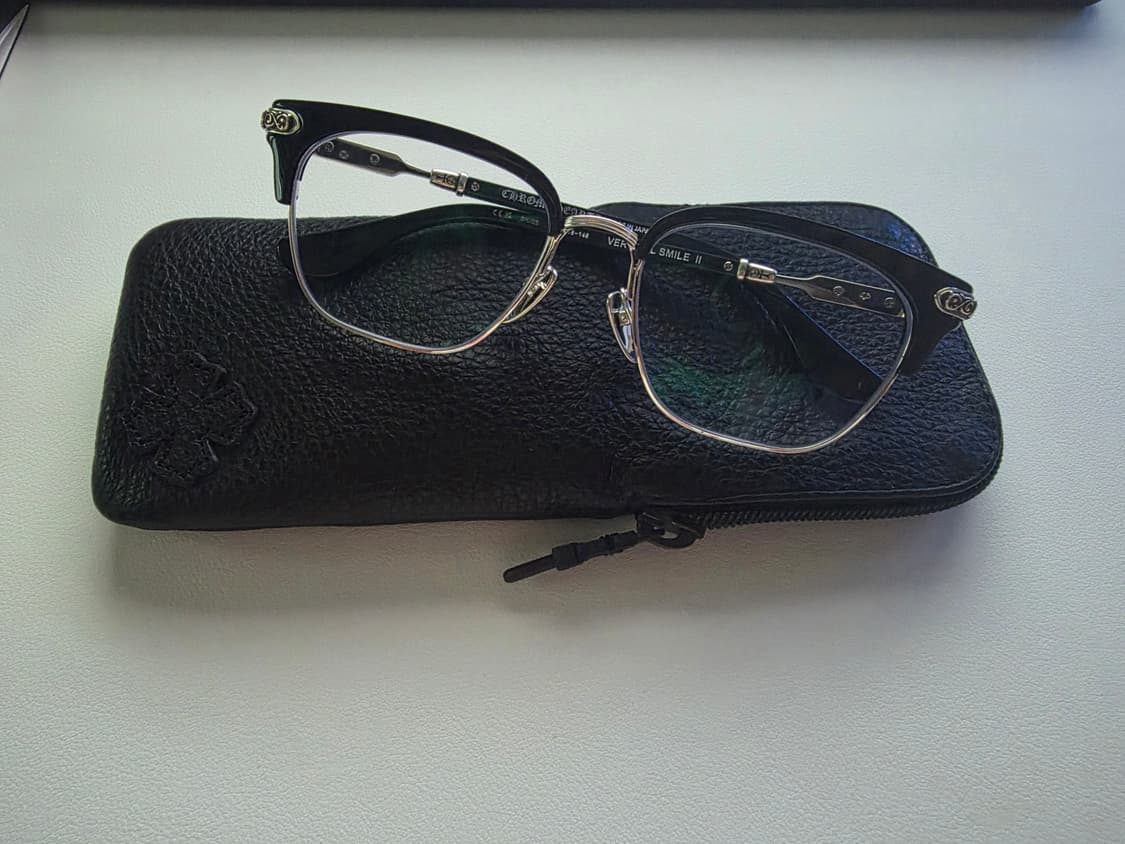 크롬하츠 버티컬스마일2 블랙/실버 상품이미지1