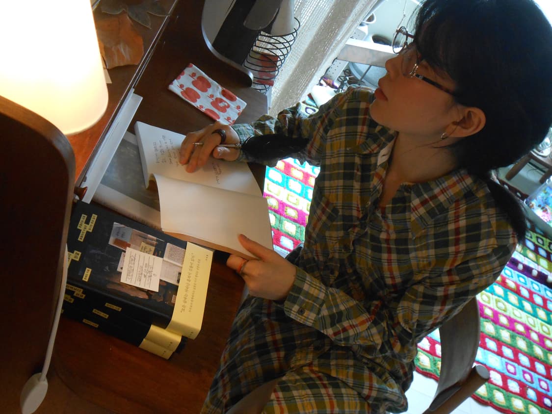 레인보우 체크 롱 원피스 상품이미지3