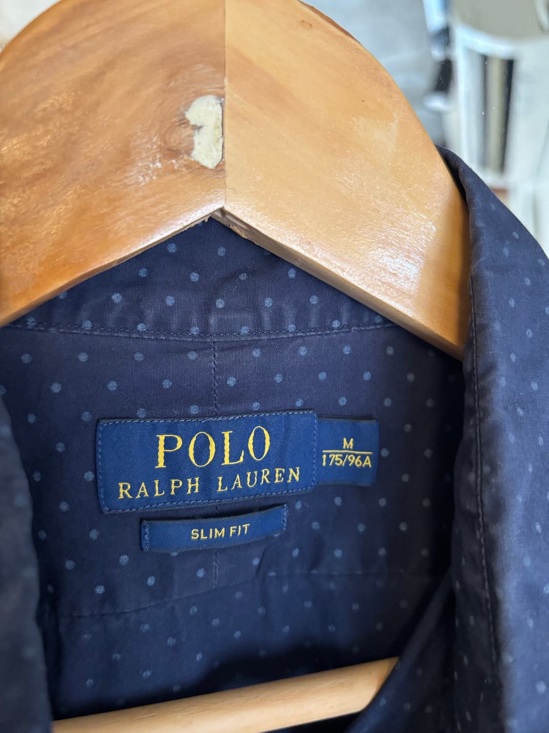 폴로 랄프로렌 네이비 도트 셔츠 상품이미지3